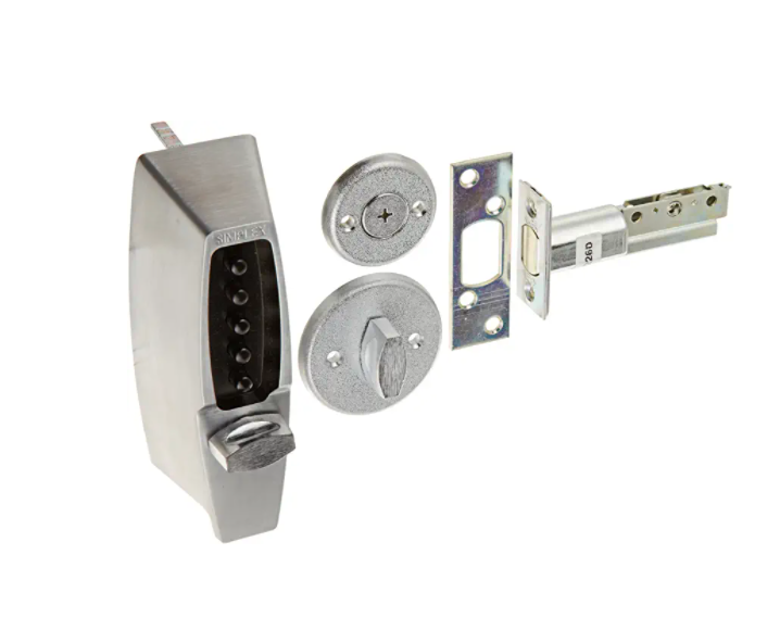 Kaba Simplex 7100 Series Metal Mechanical Pushbutton Auxiliary keyless Lock with Thumbturn