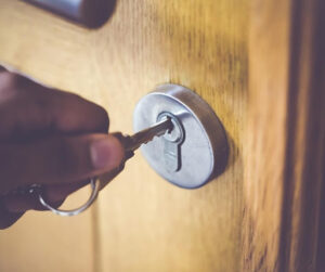 Key in Door Lock
