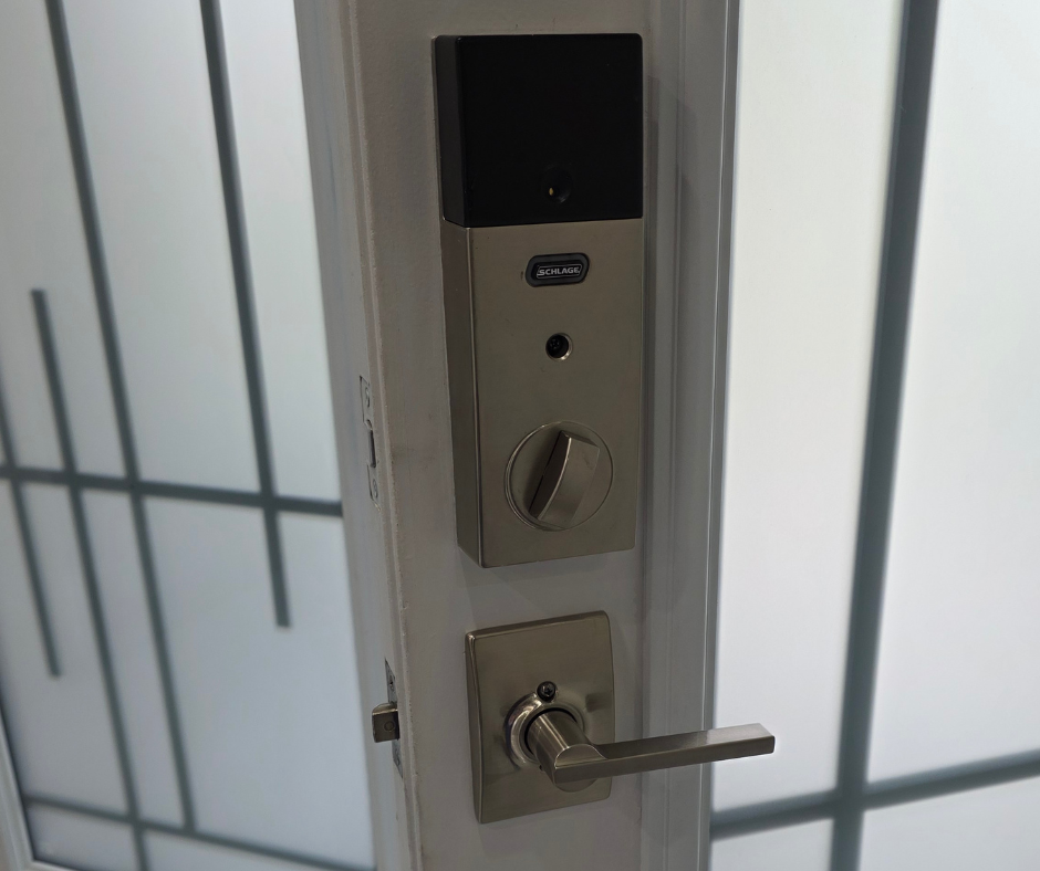 strong front door lock