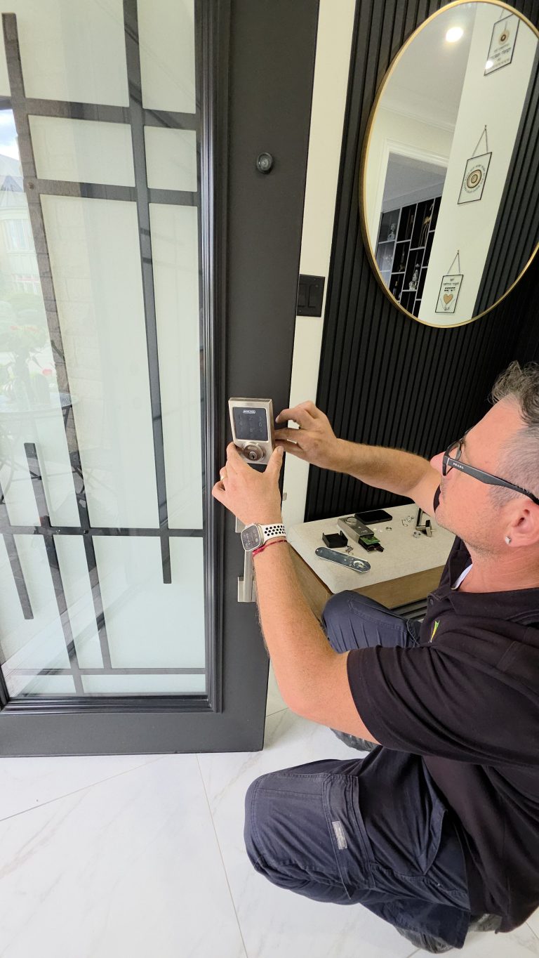 installing a multi-point lock system