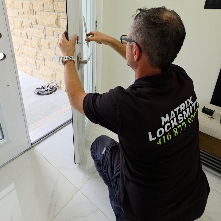 lock installation by Matrix Locksmith