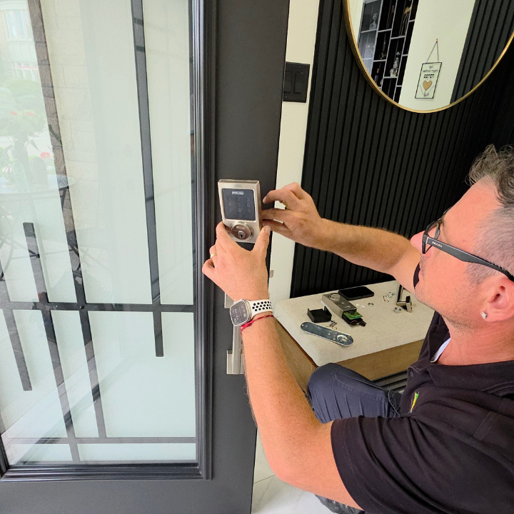 smart lock installation